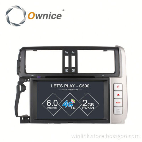 Ownice C500 Quad core 2G ram car GPS navi for Toyota Prado 2010 2013 support SWC TV TPMS DVR built in 4G LTE BT
